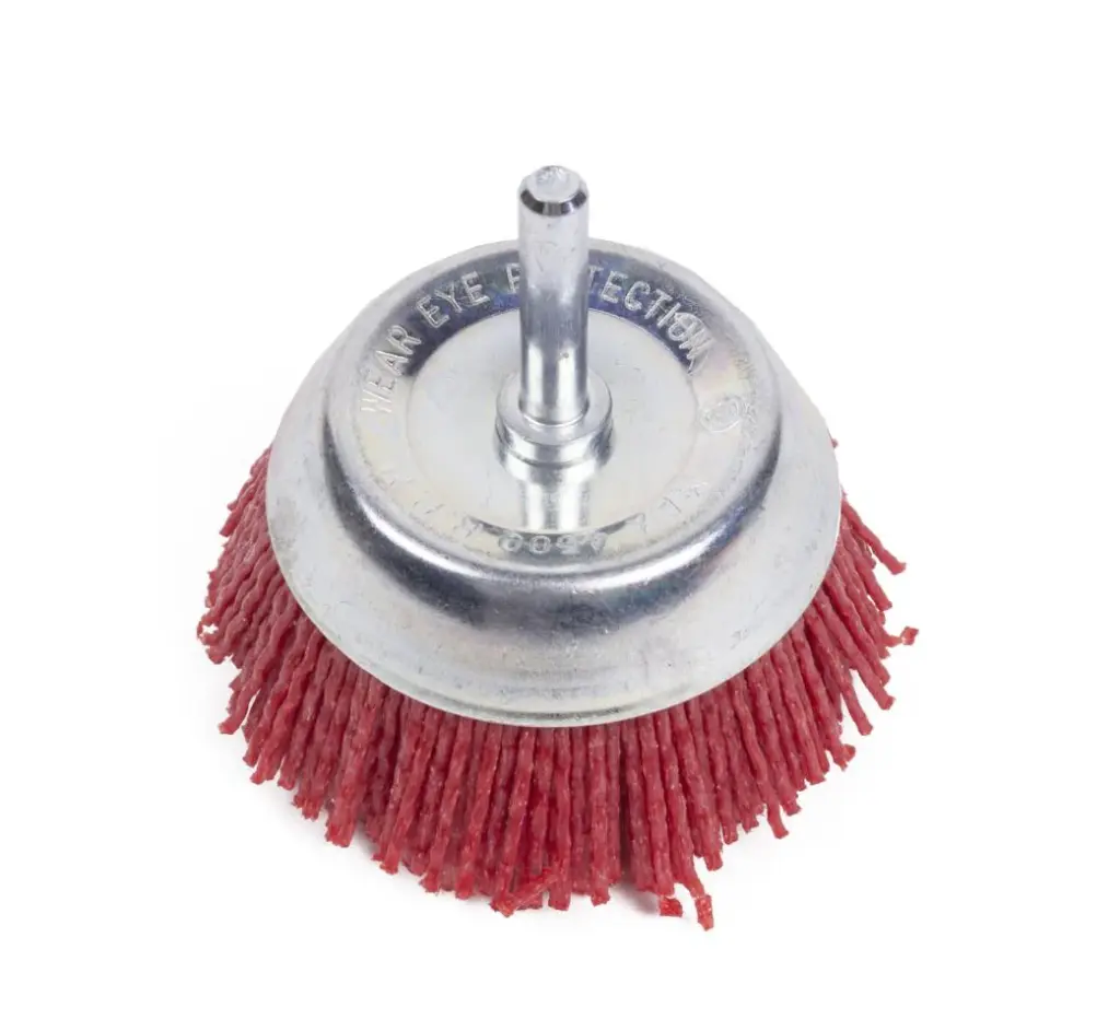 Nylon brush bowl for drilling machine 65 mm