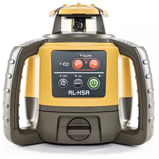 Rotation laser topcon RL-H5A + LS-80X in case