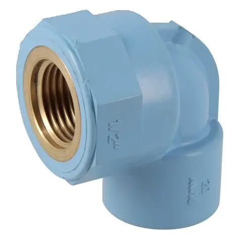Air pressure pipe 1/2 "x20 mm 90° female thread brass
