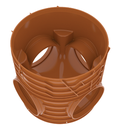 PP pit dia 630 4x315 bottom cross red brown renoflow
