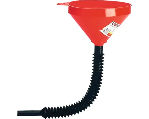 Entonnoir rouge avec flexible 210x19mm