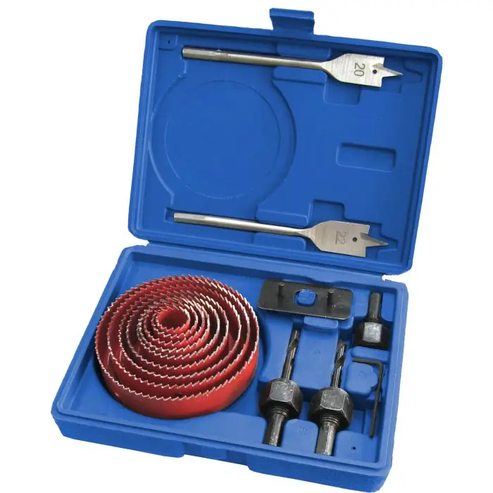 Jeu de scies cloches bois 22-102mm con