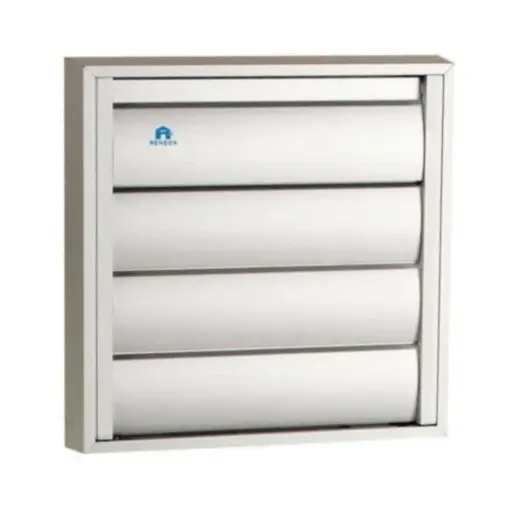 [433NA210] Dampkaprooster Renson 433 210x210 natuur 