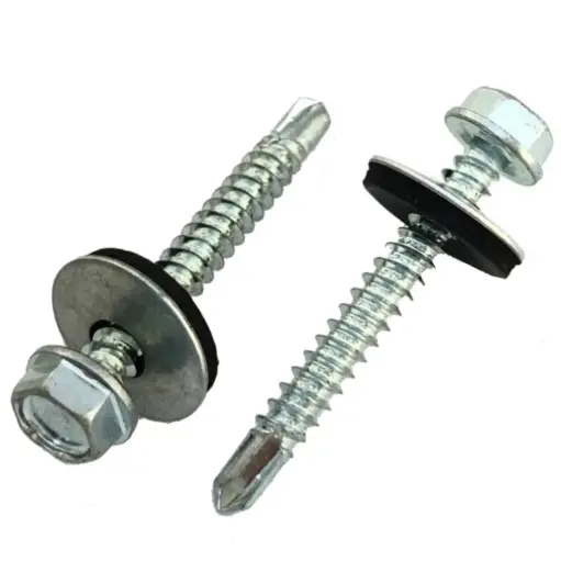 [6.3X63N] Zelfborende schroef zeskant 6.3x63 + neopreenring