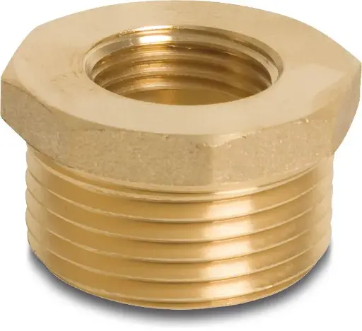 [CUR112] Messing verloop 1" M - 1/2" V
