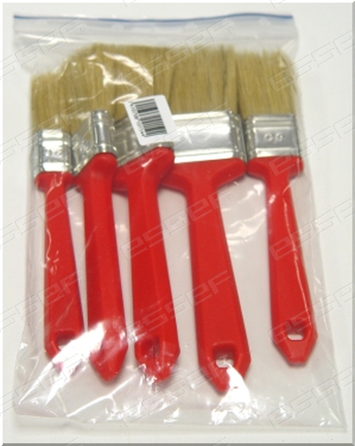 [650] Schilderborstel set 5st platte borstel