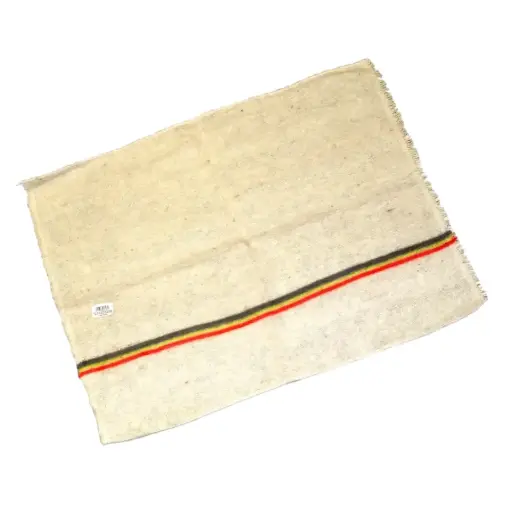 [7030] FLOORCLOTH BELG.FLAG WHITE 60X70
