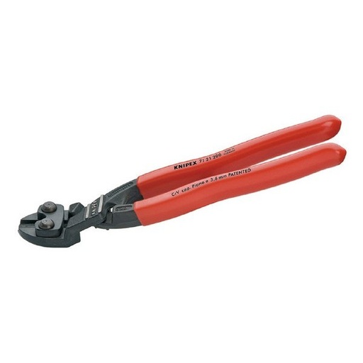 [7121200SB] Knipex lever-action center-cutting pliers