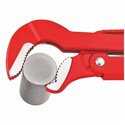 [8330010] Knipex angle pipe wrench s-shaped jaws