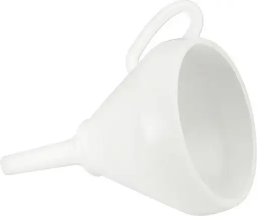 [9541] Funnel white with sieve 260mm