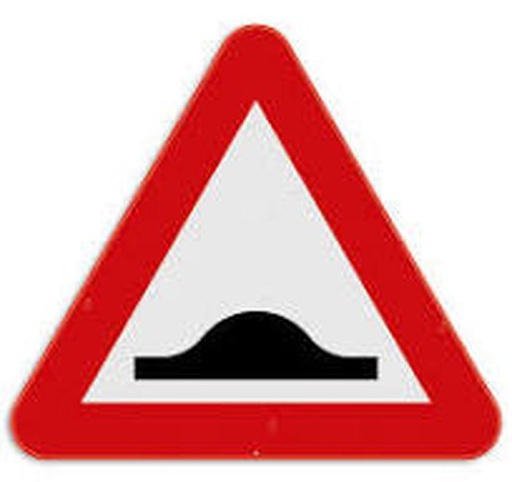 [A14] Verkeersbord A14 gevaarsbord verhoogde inrichting SB250 Z700 