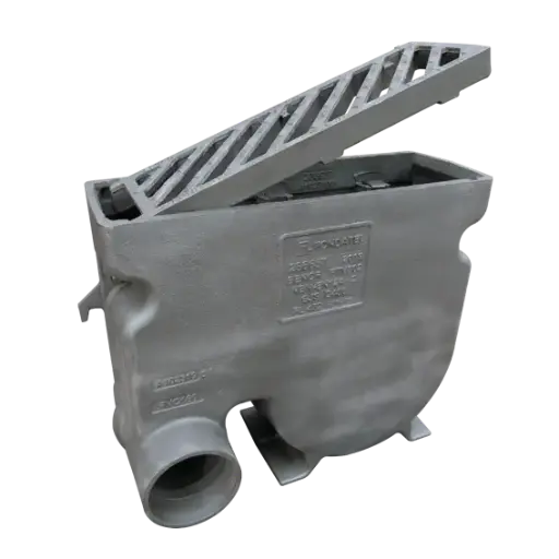 Avaloir de rue en fonte A5b D400 - br=230mm ug=160mm ST.BRUS. BENOR