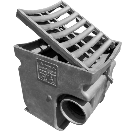 Avaloir en fonte A7B D400 - br=500mm ug=160mm BENOR
