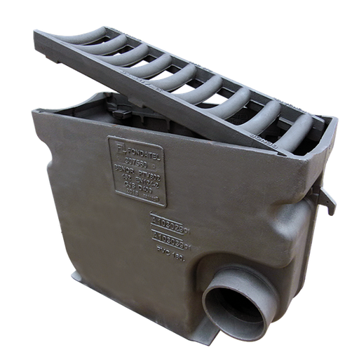 Casting street gully A8b D400 - br=300mm side back=160mm BENOR