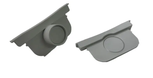 [AFVPEGEINDS] Drain channel Pegasus end piece PVC gray low drain channel 100x35mm H50mm