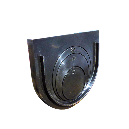 [AFVPPEINDS] Drainage channel STORA PP black end piece