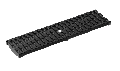 [ANR01004510] ANRIN KC 100 caillebotis pvc C250 l=0.5m noir