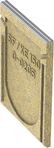 [ANR03217000] ANRIN KE 150 sluitplaat hoog 