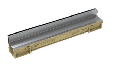 [ANR07494000] ANRIN SELF-100 H=100mm Galva spleetrooster Br=120mm L=1000mm