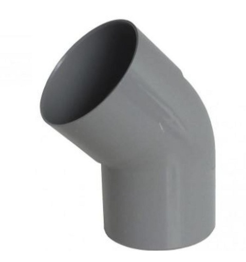 [B804A] PVC bend dia 80 45°Msp anthracite