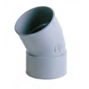 [B903] PVC bocht dia 90 30° 2xM grijs 