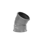 [BB1603SN8] PVC straatriolering bocht dia 160 30° 2xM grijs benor SN8 (op bestelling)  