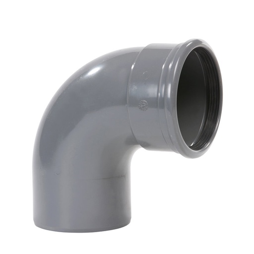 [BBS2008] PVC bocht dia 200 87° MSp grijs benor SN4  