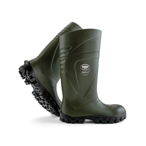 [BEKINAST45] Boot PU steplite X S5 steel sole green 45