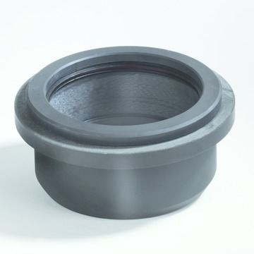 [BETONINL160RB] Overgang pvc/beton dia 160 met rubber ring grijs  