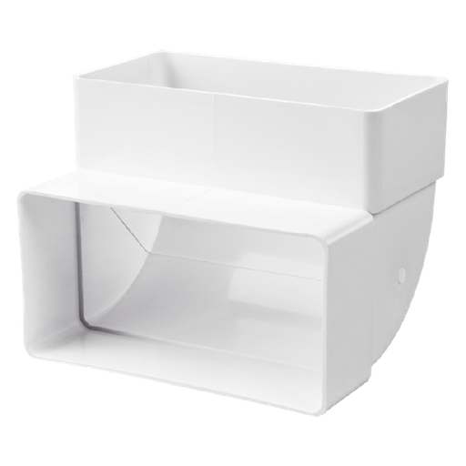 [BH180X95] Bocht rechthoekig 180x95 haaks 90° 