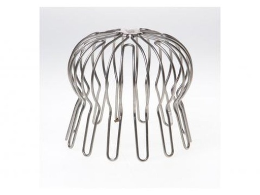 [BLADVI80] Leaf catcher bulb grille stainless steel 80mm