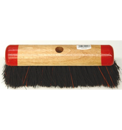 [BORTOR33] Brush torpedo broom basin/pvc natural varnished 33 cm