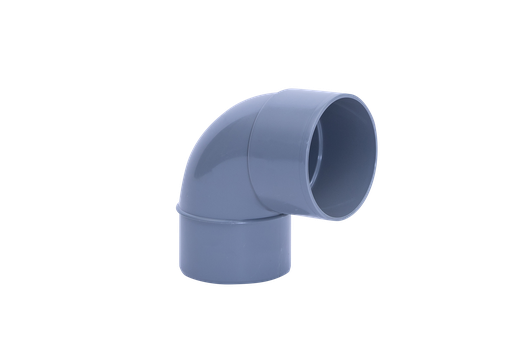 [BS758] PVC bend dia 75 87° MSp benor gray
