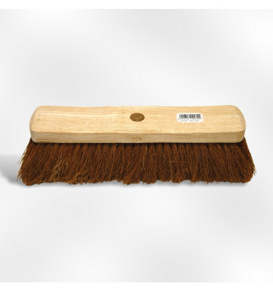 [000270] Borstel kokos 33 cm blank hout extra  