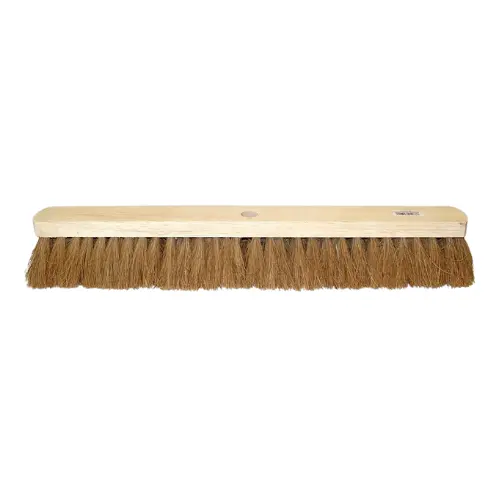 [001068] Borstel cocoveger 60 cm hout ongelakt 