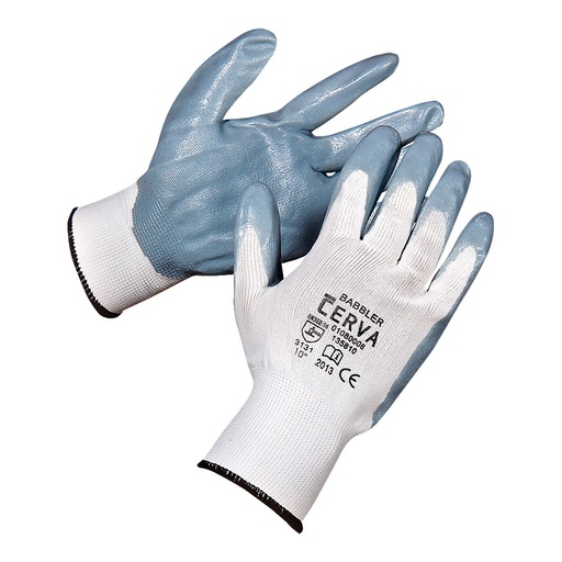Handschoen  nittril coating Cerva babbler maat 10