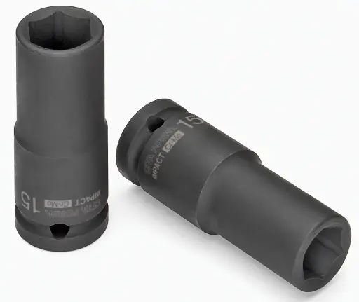 [CFC64-H19] Impact wrench hose chrome black 1/2" / 19-78mm
