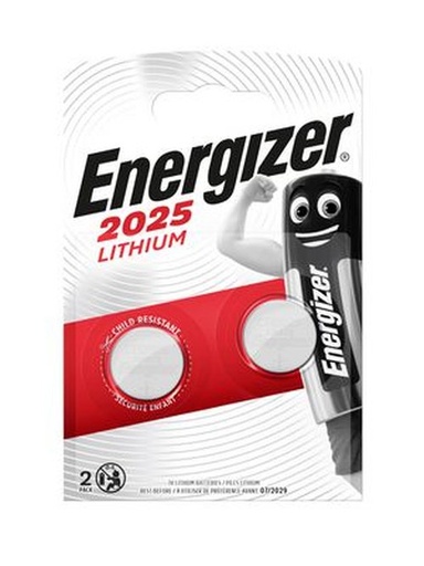 [CR2025/2] Batterij energiser Lithium 3V CR2025