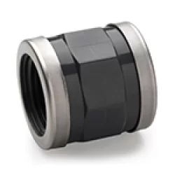 [01021005100] PVC pressure sleeve 1" with stainless steel ring (50pcs/box)