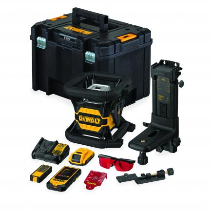 [DCE080D1RS-QW] Tool Connect Rotating Laser 18V Red with Bluetooth