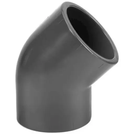 [01051067032] Coude PVC pression dia. 32 45°