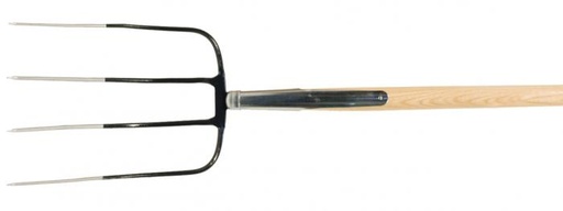 [DP609L] Manure fork 4 tines with handle 135cm