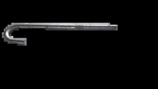 [DRAADGEP] Threaded rod crimped M12+loot+nut zinc plated 30 per pack