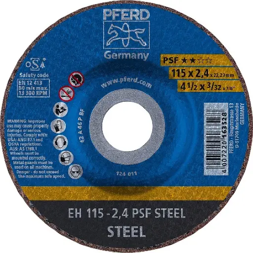 [DSS115IJ] Disque de coupe dia 115-2.4 PSF pferd