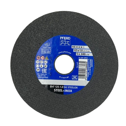 [DSS125ED] Doorsl.schijf dia 125-1.0 SG extra dun