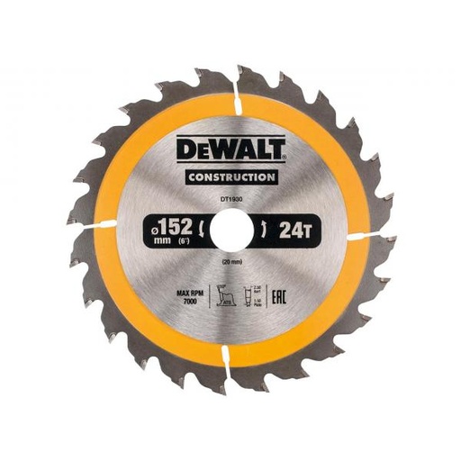 [DT20420-QZ] Circular saw blade 115x10x24T, kerf 1.65mm