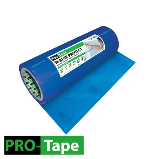 [DT361010] Zelfklevende beschermfolie blauw 1000mm-100m 