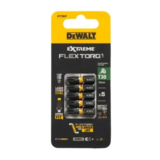 [DT7384T-QZ] IMPACT Torsion 25mm Torx T30 (5pcs)