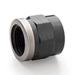 [01111007006] PVC druk verloopstuk 25 x 3/4" F/F met inox ring (90st/doos)