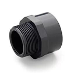 [01121006009] PVC pressure glue reducer 1“ - 1” male thread (60pcs/box)